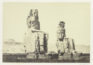 Las estatuas de Memnón, llanura de Tebas