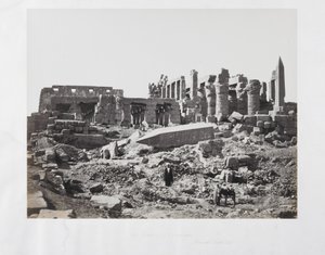 El Templo de El-Karnak, desde el Sureste de Francis Frith