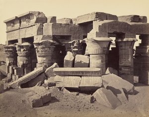 Templo de Horus y Sobek, Kom Ombo de Francis Frith