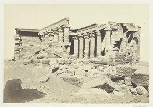 El templo de Maharaka, Nubia, 1857