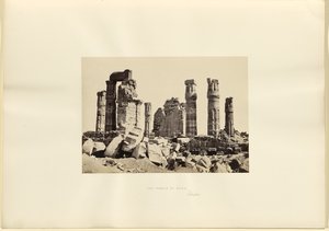 Templo de Soleb, Etiopía de Francis Frith