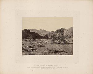 El desierto del pecado (Wady Shellal) de Francis Frith