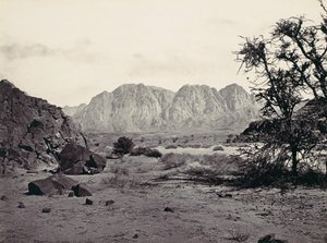 El valle escrito, Sinaí de Francis Frith