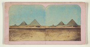 Drei Pyramiden de Francis Frith