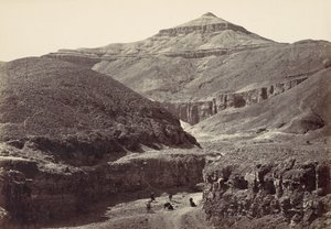 Valle de las Tumbas de los Reyes, Tebas, 1857 de Francis Frith