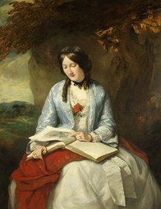 Retrato de la Sra. Livesay, c.1851 de Francis Grant