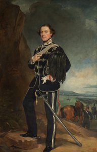 El 2º Lord de Tabley como Comandante del Regimiento de Caballería de Cheshire de Francis Grant