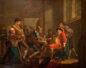 Sir John Falstaff reclutando soldados, 1765