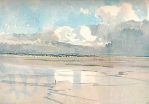 El estuario del Dee, c1877-1906, 1906 de Francis Job Short