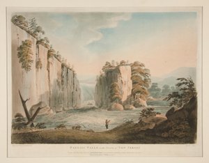 Passaic Falls en el estado de Nueva Jersey de Francis Jukes