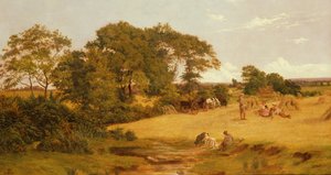 Campo de maíz en Essex, 1875 de Francis M. Trappes