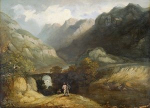 Pont Aberglaslyn de Francis Nicholson