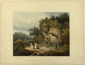 El pozo que gotea en Knar Knarcsborough de Francis Nicholson