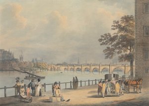 Westminster desde South Bank de Francis Nicholson