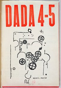 Dada 4-5", portada de revista (litografía en color)