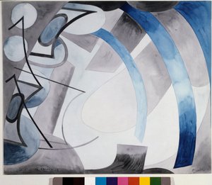Impetuosidad francesa (óleo sobre lienzo de Francis Picabia