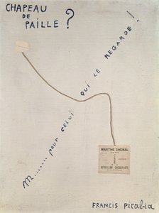 ¿Sombrero de paja de Francis Picabia