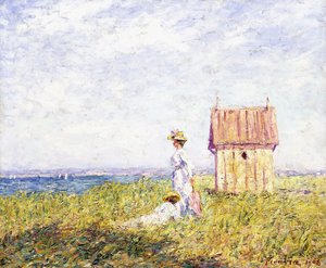 Dos mujeres junto al mar