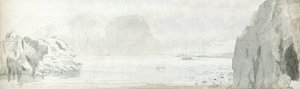 Swansea, c.1678 (acuarela y tinta marrón sobre papel)