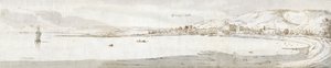 Swansea, c.1678 (acuarela y tinta marrón sobre papel)