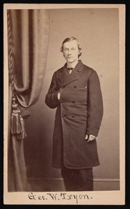 Retrato de George Washington Tryon 1838-1888, circa 1860s de Francis S Keeler