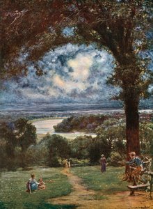 El Támesis en Richmond desde la terraza de Francis S. Walker
