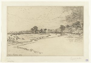 Abadía de Sawley Abadía de Sawley de Francis Seymour Haden (Sir) (signed by artist)