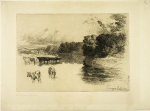 Un río de Lancashire de Francis Seymour Haden
