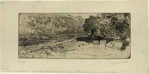Un lugar probable para un salmón de Francis Seymour Haden