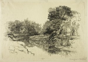Un Río en Irlanda de Francis Seymour Haden