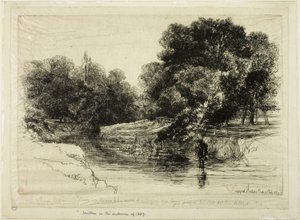 Un río en Irlanda de Francis Seymour Haden