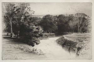 Un atardecer en Irlanda de Francis Seymour Haden