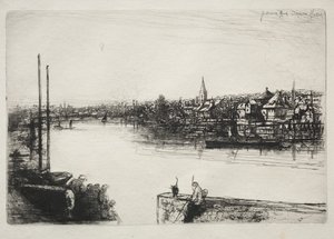 Alcance de Battersea de Francis Seymour Haden