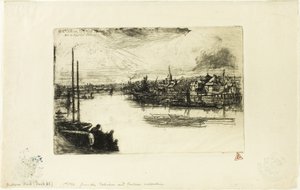 Battersea Reach de Francis Seymour Haden