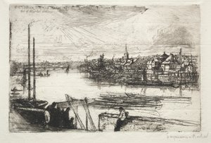 Alcance de Battersea de Francis Seymour Haden