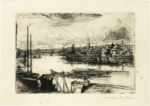 Battersea Reach de Francis Seymour Haden