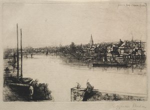 Battersea Reach de Francis Seymour Haden
