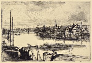 Alcance de Battersea de Francis Seymour Haden