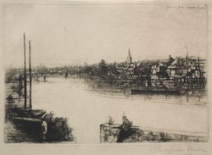 Battersea Reach, 1843 de Francis Seymour Haden