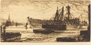 Desmantelamiento del Agamenón de Francis Seymour Haden