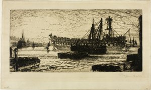 Desmantelamiento del Agamenón, No. 1 de Francis Seymour Haden