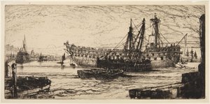Desguace del «Agamemnon» de Francis Seymour Haden