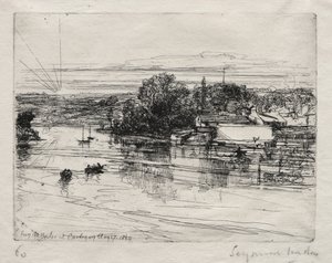 Puente de Cardigan de Francis Seymour Haden