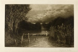 Pesca de Grayling de Francis Seymour Haden