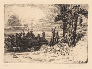 Casa de Horsley en Willesley de Francis Seymour Haden