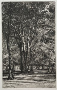 Jardines de Kensington (La Gran Placa) de Francis Seymour Haden