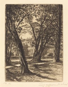 Jardines de Kensington (La placa pequeña) de Francis Seymour Haden