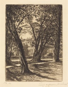 Kensington Gardens (la lámina pequeña) de Francis Seymour Haden