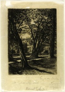 Jardines de Kensington, No. I (placa pequeña)