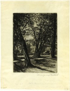 Jardines de Kensington, No. I (placa pequeña) de Francis Seymour Haden